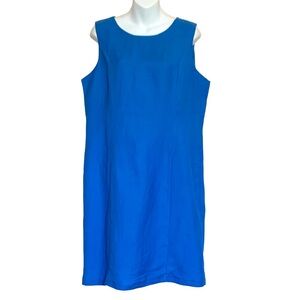 Chadwick’s Plus Linen Blend Sheath Dress Size 16